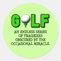 LA DÉFINITION DU GOLF AUTOCOLLANTS
