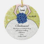 La demoiselle d'honneur de robe de mariage Wedding Décoration De Noël