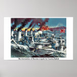 La destruction du torpede russe par Tanaka, Ryōzō Posters