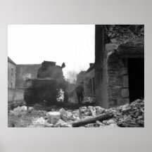La deuxième guerre mondiale de la France de piqués Posters