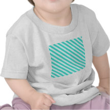 La diagonale barre 2 - cyan - Celeste et turquoise T-shirts