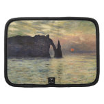 La falaise, Etretat, coucher du soleil par Monet,  Agenda