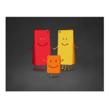 La famille de couleurs (3) cartes postales