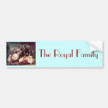 La famille royale autocollant pour voiture