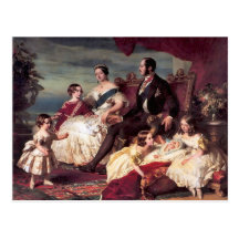 La famille royale carte postale