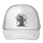 La faucheuse attend casquettes de camionneur