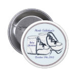 La faveur boutonne le baby shower badge avec épingle