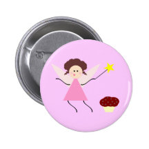 La fée de chocolat badges avec agrafe