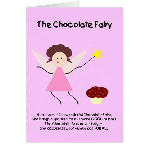La fée de chocolat carte