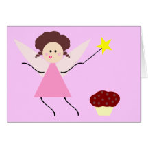 La fée de chocolat carte de vœux