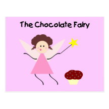 La fée de chocolat cartes postales