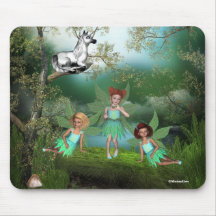 La fée flotte Mousepad Tapis De Souris