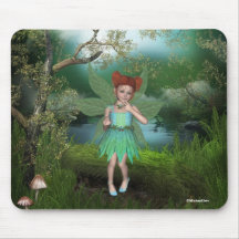 La fée flotte Mousepad Tapis De Souris