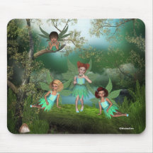 La fée flotte Mousepad Tapis De Souris