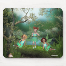 La fée flotte Mousepad Tapis De Souris