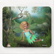 La fée flotte Mousepad Tapis De Souris