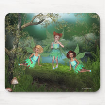 La fée flotte Mousepad Tapis De Souris