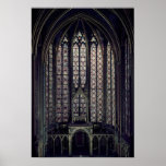 La fenêtre en verre teinté posters