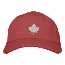 La feuille du Canada Casquettes Brodées