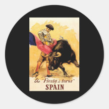La fiesta De Toros In Espagne Autocollants
