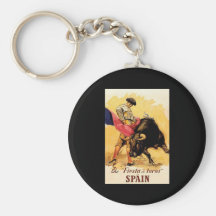 La fiesta De Toros In Espagne Porte-clé