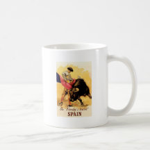 La fiesta De Toros In Espagne Tasse
