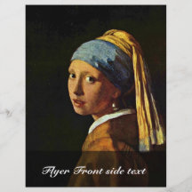 La fille avec une boucle d'oreille de perle., par  tract