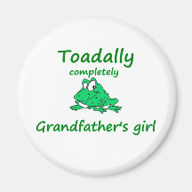 la fille du grand-père magnets pour réfrigérateur