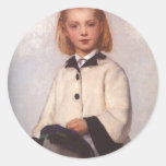 La fille Louise de l'artiste Autocollants