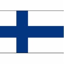 La Finlande avec la frontière, drapeau de la Finla Photo Sculpture