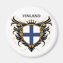 La Finlande [personnalisez] Aimant