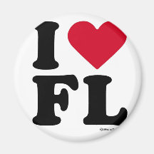 LA FLORIDE - AMOUR FL D'I - AMOUR LA FLORIDE D'I MAGNETS POUR RÉFRIGÉRATEUR