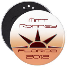 La Floride Mitt Romney Badge Avec Épingle