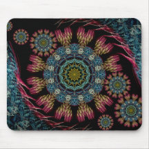 La fractale d'Indara roule Mousepad Tapis De Souris