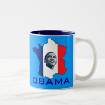 La France aime Obama Tasse