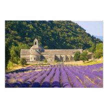 La France, Gordes. Monastère cistercien de Impression Photographique