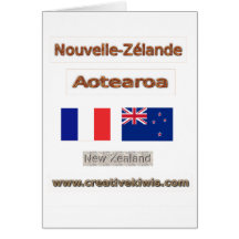 La France, Nouvelle-Zélande Cartes
