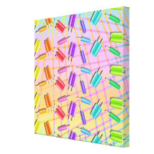 La galerie (carrée) d'art de bruit de Popsicles a  Toile Tendue Sur Châssis