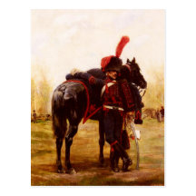 La Garde de Cheval De d'à d'Artillerie Cartes Postales
