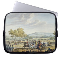 La garde impériale manoeuvrant en présence de trousse pour ordinateur portable