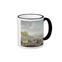 La garde impériale manoeuvrant en présence de mug à café