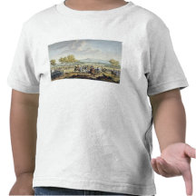 La garde impériale manoeuvrant en présence de t-shirts