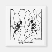 La géométrie d'abeille aimants