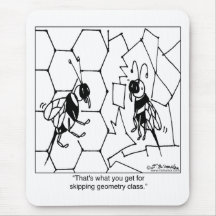 La géométrie d'abeille tapis de souris