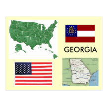 La Géorgie, Etats-Unis Cartes Postales