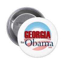 La Géorgie pour Obama Badges Avec Agrafe