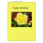 La goutte de pluie de joyeux anniversaire s'est le carte