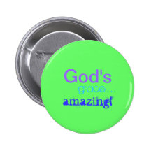 La grâce de Dieu… stupéfiant ! Badge Avec Épingle