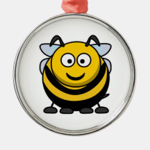 La grande bande dessinée gaffent l'abeille décorations de noël
