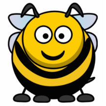 La grande bande dessinée gaffent l'abeille découpage en acrylique